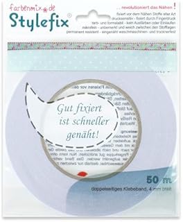 Farbenmix Stylefix Dwustronna Taśma Samoprzylepna, Lawendowa, 50 m x 4 mm