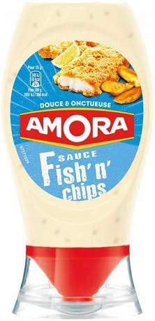 Sauce Fish'N Chips 251G|Amora|(Lot De 2)|Best Deal