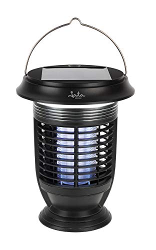 Jata MELI0420 - Lámpara Antimosquitos Electrico, Uso Interior y Exterior, Área de acción 40 m², Elimina por Descarga, Resistente al Agua, Carga USB, Silencioso, Bajo Consumo