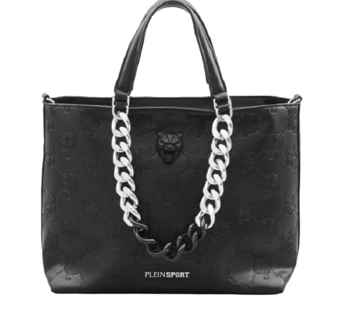 PLEIN SPORT Medium Tote Devon, Handbag Unisex-Adulto