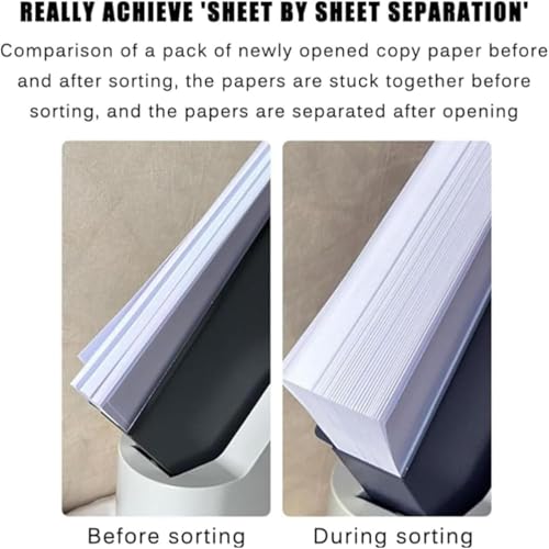 Paper Jogger and Sorter, High-Speed 15000RPM, Effective Static Removal for Envelopes, Cards, and Small Papers, Single Blow Slot, Ideal for Offices and Print Centers - Thumbnail 6