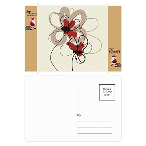 Coquelicots de Noël fleurs artificielles rouges lot de 20 pièces déco