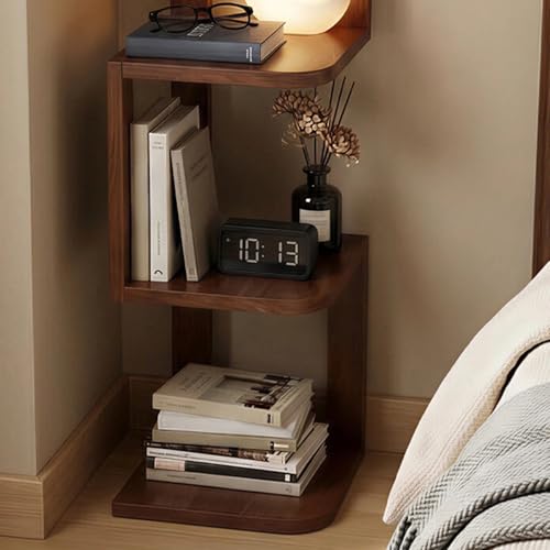 Table de chevet d'angle à 4 niveaux pour petit espace et bureau - 6