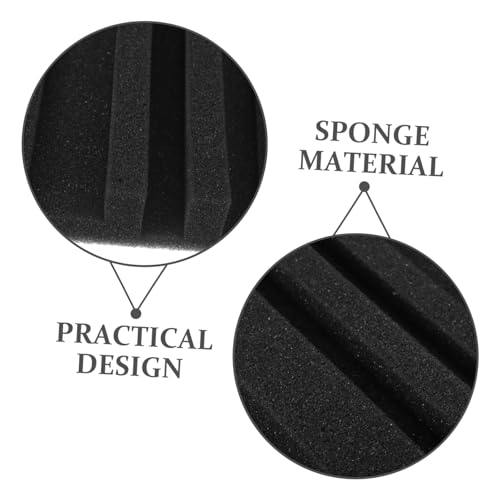 Paneles acústicos insonorizantes 6 pcs alta densidad para grabación y aislamiento de sonido MINAOLULUS negro miniatura 6