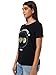KARL LAGERFELD Paris Women's Short Sleeve Sequin Sunglass Tee, Black, Small