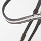 PFIFF 102690 Trensenzaum Kadira, anatomisch, gepolstert, Reithalfter Lederhalfter, Braun, Full/Warmblut