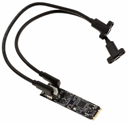 Carte contrôleur M2 M Key vers 2 USB 3.2 Gen 2x1 10G ASM3142 double port