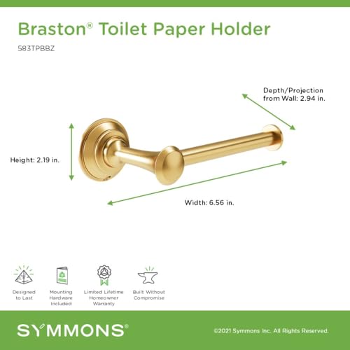 Symmons Braston Wall Mounted Toilet Paper Holder in Brushed Bronze - 583TPBBZ by Symmons - Image 3