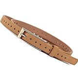 ❣Material:PU Leder Beydodo Gürtel Frauen Jeans 100 CM Braun Gürtel Echt Leder Damen Schnallen 1.4 CM Breit