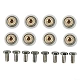 Glissière fluide : équipée d'une roue de 19 mm de diamètre fabriquée en nylon extérieur et d'un centre en laiton, cette poulie assure un mouvement de glissement fluide pour votre porte de douche.