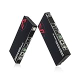 【4K KVM Extender Displayport】Der KVM Extender DisplayPort unterstützt UHD 4K@30Hz und 1920x1080@120Hz/60Hz über Cat5e/6a Kabel. 4Kx2K@30Hz oder 1080P@60Hz bis 100m über Cat 6a/7 Kable, 4Kx2K@30Hz bis 90m und 1080P@60Hz bis 100m über Cat 5e/6 Kable.