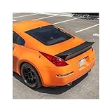 Compatible for Nissan 350Z Fairlady Z34 | Rocket Bunny Style 2002-2008 Duckbill Rear Trunk Lid Wing Spoiler (ABS Plastic - Matte Black)(Unpainted)
