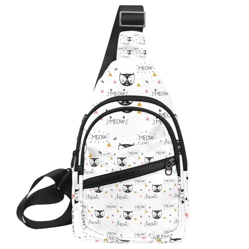 Mochila bandolera con diseño geométrico azul para tus rutas urbanas y viajes