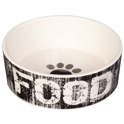 PetRageous 10000 Vintage Stoneware Dog Food Bowl with 2-Cup Capacity 5-Inch Diameter by 2-Inch Tall Great for Small and… - Image 4