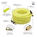 Interstate Pneumatics HU54-050H44BS 1/4 Inch x 50 ft Rhino PolyFlex Yellow Polyurethane Hose With 1/4 Inch Industrial (I/M Style) Brass Coupler and Steel Plug