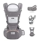 marsupio neonato amazon Più Ergonomico e Comodo---Lo sgabello è inclinato di 30°, il che consente al bambino di adattarsi naturalmente al corpo dell'adulto e di renderlo più sicuro, e il più ergonomico con design M che consente alle ginocchia di essere più alte dei glutei quando il bambino è seduto