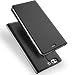 Produktbild Conie EF10567 Electroplated Flip Case Kompatibel mit Huawei P10, PU Leder Hülle Flip Wallet Cover Kartenfächer Standfunktion Magnetisch für P10 Etui Deep Black