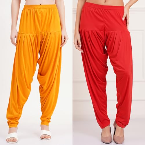 Image of Buy That Trendz Patiala Salwar for Women Relaxed Fit Viscose Patiyala Salwar Harem Bottom Pants