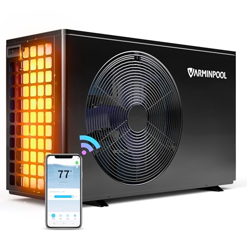 VARMINPOOL Pro Flow 40000BTU Pool Heat Pump for 13,000