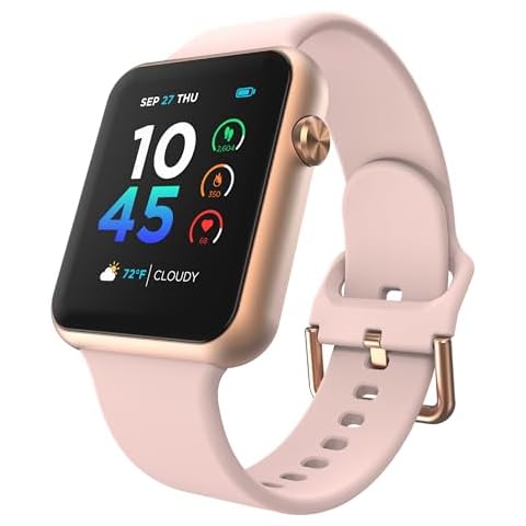 iTouch Air 4 Smartwatch - Fitness Tracker, Heart Rate Monitor, Customizable Watch Face - Activity and Calorie Tracker - 100+ Sports Modes - Bluetooth Connectivity Cover