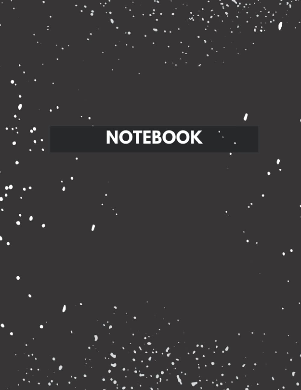 Notebook: Black Cover - 120Pages (8.5 x 11 inches) , Lined Paper Journal