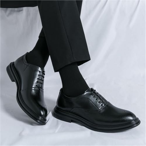 Wingtip Dress Shoes Lightweight Formal Shoes with Cushioned Comfort Men's Breathable Classic Brogues for All-Day Wear2