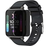 Puccy Privacy Screen Protector Film, compatible with AllCall P36 1.69In Smart Watch smartwatch Anti Spy TPU Guard （ Not Tempered Glass Protectors ）, Black