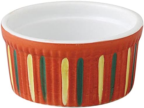 Set of 5 Akamaki Tususa 3.6-inch Souffle, 3.5 x 1.8 inches (9 x 4.6 cm), 6.5 oz (165 g), Pie Dish, Hotel, Restaurant, Cafe, Western Tableware, Restaurant, Commercial Use,
