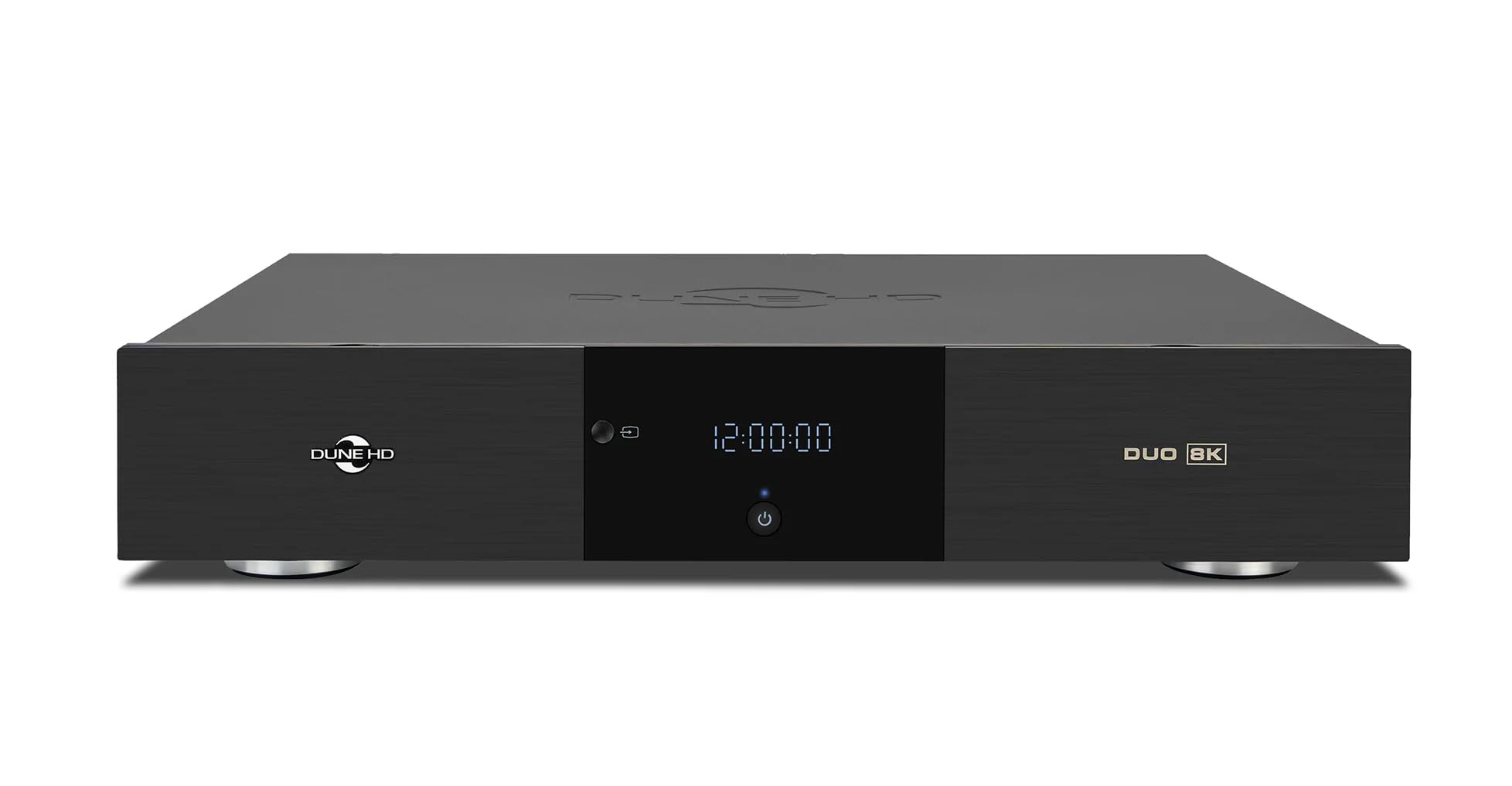 Dune HD Duo 8K, Premium Mediaplayer in voller Größe 43cm, Android-Box, 2X HDMI Ausgänge - Eingänge, 2X HDD-Racks, Integrierte Matrix-Hardware, Professioneller 8k-HDMI-Switch/Splitter, 8/64
