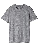 Men’s Open-Back Adaptive Active T-Shirt - Heather Grey LGE