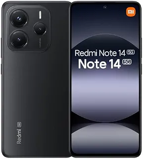 Smartphone Xiaomi Redmi Note 14 5G NFC Midnight Black (Preto) 8GB RAM 256GB ROM