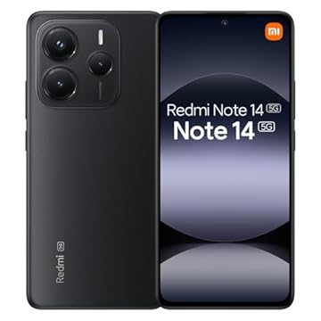 Smartphone Xiaomi Redmi Note 14 5G NFC Midnight Black (Preto) 8GB RAM 256GB ROM