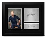 HWC Trading Jeff Bezos Founder Amazon Gifts Printed Signed Autograph Picture for Followers & Fans - US Letter Framed (ID-006911)