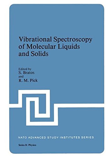 Vibrational Spectroscopy of Molecular Liquids and Solids: 38 (Nato ASI Subseries B:)