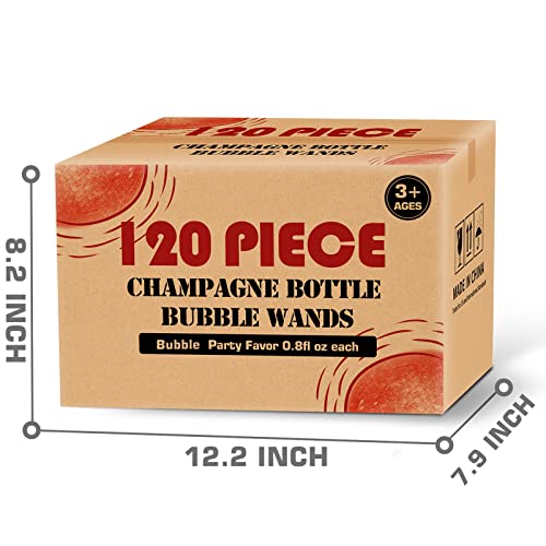 Uzoxlsn UZOXLSN-120CHAMPAGNE 120 Pack Mini Champagne Bottle Bubble Bulk thumb #4