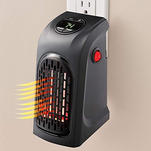 Medigo® Wall Mount Personal Mini Plug-in Heater With Timer and LED Display For Office Home Room