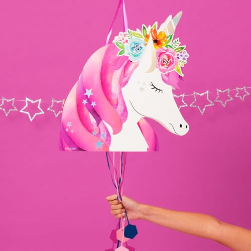 Miniatura 2 de Oh Yeah - Piñata De Cumpleaños Unicornio Grande - Decoración Fiestas Infantiles Niño Y Niña - Piñatas Grandes Para Rellenar Con Juguetes Y Chuches - Fácil De Rellenar