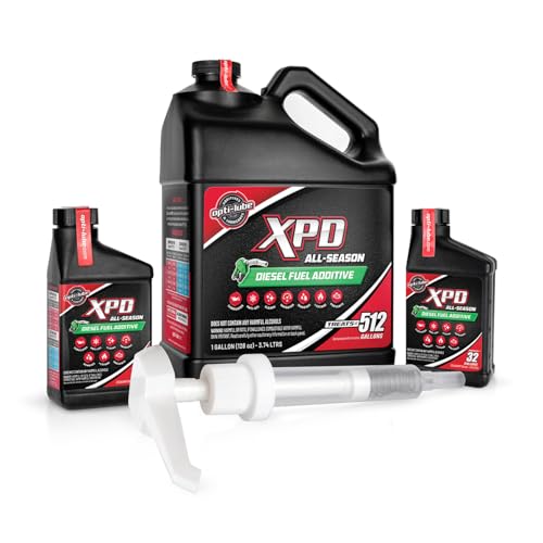 Opti-Lube XPD All-Season Diesel Fuel Additive - 1 Gallon with Accessories (Hand Pump and Standard...