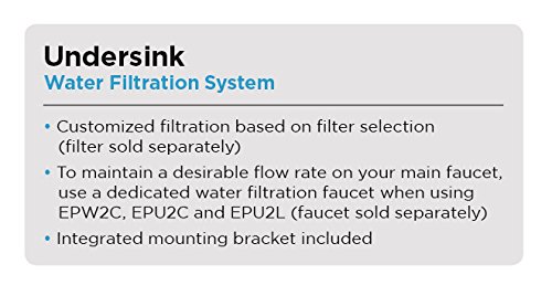 Ecopure Epu3 Universal Undersink Water Filter Housing-Nsf Certified-Premium Filtration System-Built To Last #TOP6
