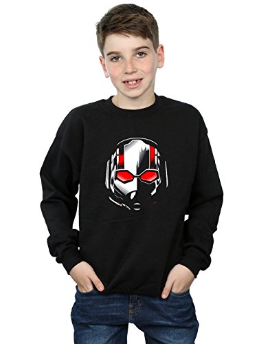 Marvel Boys Ant-Man And The Wasp Scott Mask Sweatshirt Black 12-13 years