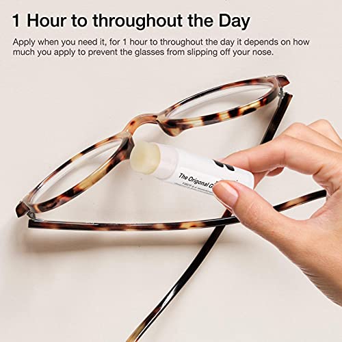 Cera antiderrapante para óculos - Mantenha os óculos no nariz sem deslizar - cera em bastão antiderr