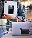 Afterplug 2-Pocket Adhesive Hard Drive Holder for Laptop, Stick-On Pocket Pouch for External Portable SSD, HDD, Slim Mouse and Cables (SSD Size)