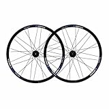 Jantes de vélo: jantes en alliage d'aluminium à double paroi, largeur extérieure: 24,5mm, largeur intérieure: 19,2mm, hauteur: 25mm. Diamètre extérieur: environ 572mm, diamètre intérieur: environ 522mm. 24trous à l'avant et 24trous à l'arrière. Rayons plats en acier 45# + capuchon en cuivre. Valve Schrader.