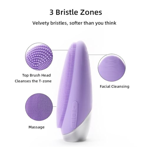 Brosse exfoliante pour le visage au design ergonomique silicone - 6