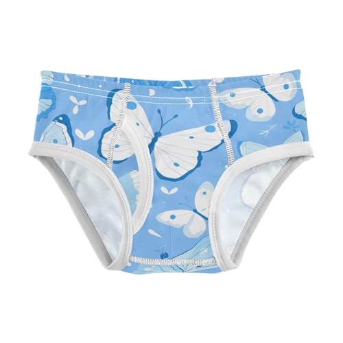 Blue Butterflies Toddler Boys' Soft Kids Underwear Breathable Children Undies