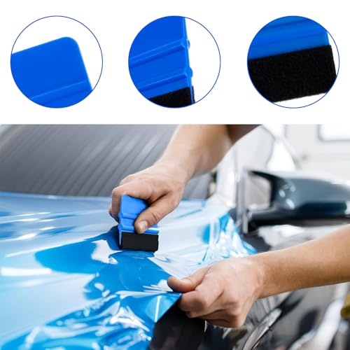 5-teiliges Tapezierwerkzeug-Set, enthält Tapezierbürste, Rakel für Tapezieren, Schneidwerkzeug, Glättwerkzeug, für Tapeten, Fensterfolie, Vinyl und Klebekontakt