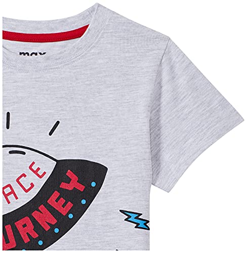 Image of Max Boys Printed Crew Neck T-Shirt