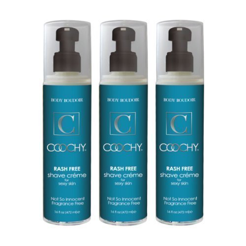 Coochy Rash Free - Fragrance Free - 16oz Pump Bottle - Three Pack by Classic Erotica