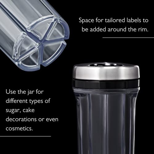 Cole & Mason Saunderton Herb and Spice Storage Jar and Shaker, Adjustable Multi-Use Seasoning Dispenser with Precision Pour Control - Image 7