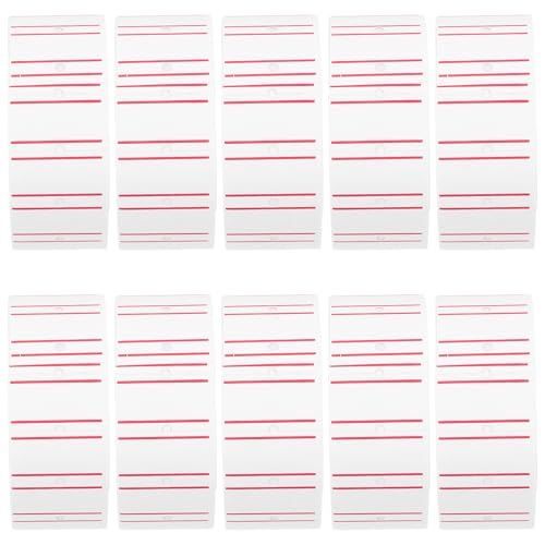 Étiquettes blanches autocollantes de supermarché pour simplifier l'affichage en magasin bio